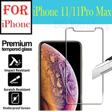 For Apple iPhone 11/11 Pro Max 9H Clear Premium Tempered Glass Screen Protector