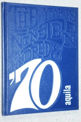 1970 Attica High School Yearbook Annual Attica Ohio OH - Aquila 70