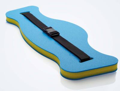 Aqua Jogging Gürtel Schwimmgürtel für Erwachsene | NMC Comfy Pro | blau/gelb