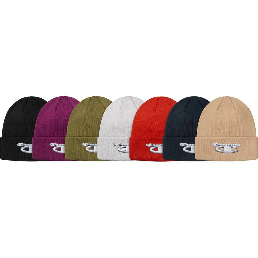 Supreme Champion Beanie noir gris marine rouge F/W 18