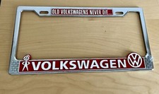 Vw Bug Bus Ghia Beetle Old Vws Never Die Volkswagen Metal License Plate Frame