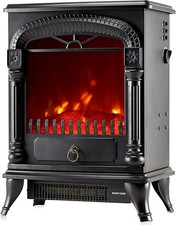NETTA Electric Fireplace Stove Heater Log Burner Effect with Flame