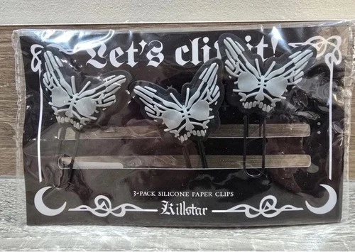 Killstar Darkspell Death Moth Paperclips BNIB Brand New School Supplies