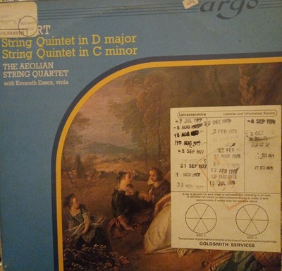 Wolfgang Amadeus Moz - String Quintet In D Major / String Quintet In  - E1177z
