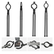 VEVOR Blacksmith Tongs 18” 4 PCS V-Bit Bolt Wolf Jaw Z V-Bit Gripping Tongs