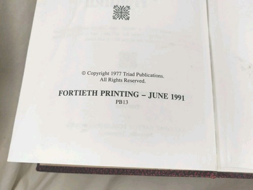 The New National Baptist Hymnal 1977 40th Printing 1991 Hardcover Red - Picture 18 of 19