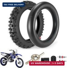 80/100-12 3.00-12 Back Rear Tire and Inner Tube,80/100-12 Dirt Bike Tire,12 Inch