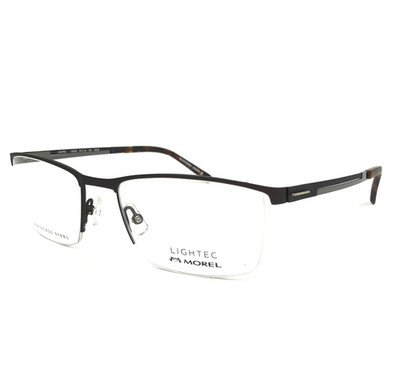 LIGHTEC Von Morel Brille Rahmen 30042L MG08 Dunkelbraun Grau 55-19-140