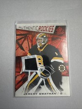 Jeremy Swayman 2021-22 Sp Game Used Authentic Rookies Patch
