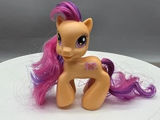 My Little Pony G3 Scootaloo 2008 Hasbro Orange Butterfly Brushable Hair 3.5"