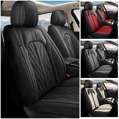 Seat Covers For Volkswagen Jetta 2007-2025, PU Leather Seat Cushion (2/5 Seats)