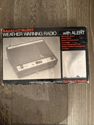#ad #ad RARE Uniden Bearcat BC WA Vintage Weather Radio With Alert New Open Box $49.99