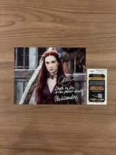JSA COA Carice van Houten signed Melisandre Game of Thrones 8x10 Photo JSA COA Carice van Houten signed Melisandre Game of Thrones 8x10 Photo