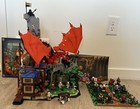 LEGO D&D Ultimate Lot: Red Dragon's Tale Complete Used All Minifigures & Manual