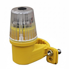Scaffolding Safety Light Clear Lens Flashing/Steady Battery Powered Easy Fit