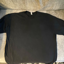 Palantir Men's XL Black Cotton Crew Neck Short Sleeve T-Shirt Small Logo