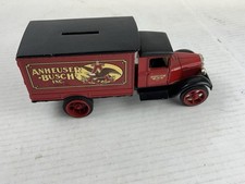 ERTL 1931 Hawkeye Del Truck Anheuser Busch Diecast Metal Bank Vehicle 1/34 X B