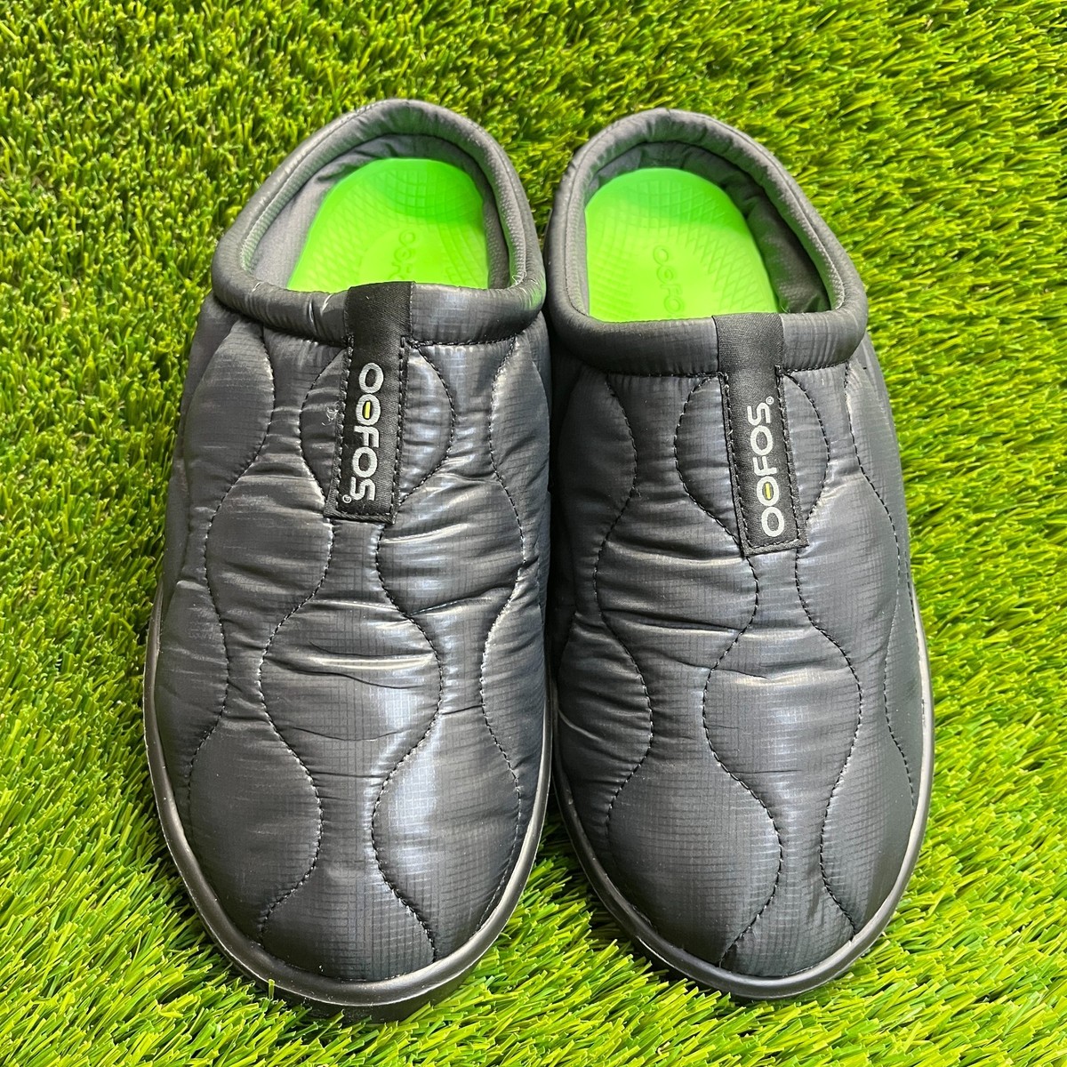 Oofos OOcoozie Thermo Mule Womens Size 10 Black Casual Slip