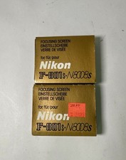 Nikon F-801s N8008S Type E Focusing Screen Lot Of 2 New In Box Rare Find