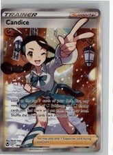 CANDICE 189/195 RARE ULTRA SILVER TEMPEST POKEMON NM