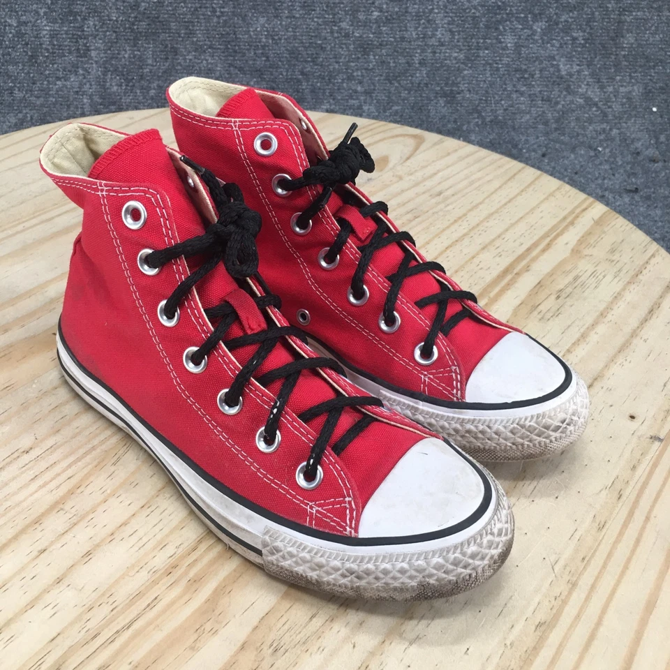 Zapatos Converse Hombres 5 Mujeres 7 Chuck Taylor All Stars Zapatillas altas Rojo Lona Foto 3 de 4