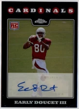2008 Early Doucet III Topps Chrome Refractor  Auto  RC 35/50 #TC203 (21C202)