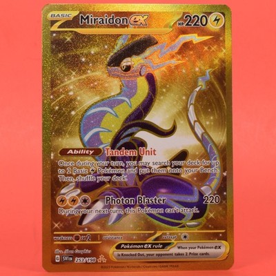 Pokemon TCG English Card SV1 EN Scarlet & Violet Miraidon ex 253/198 Full Art
