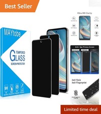 2 Pack Privacy Screen Protectors for Moto G 5G, 9H Tempered Glass, Bubble-Free