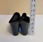 Dansko Shoes Womens 37 EU Black Suede Nadine Clog Mules Slip On Studded — photo 7