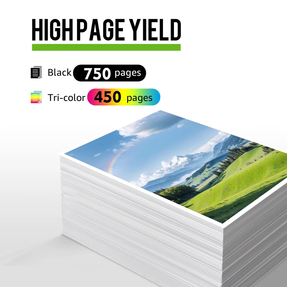 2er 301 Multipack Patronen für HP 301XL OfficeJet 2544 2620 4630 4632 2622 4634 - Bild 3 von 4