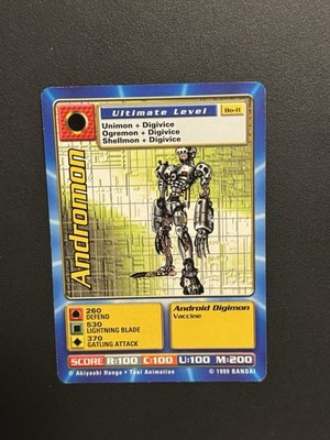 Andromon Bo-11 Digimon Digi-Battle Series 1 Unlimited