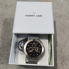 BRAND NEW Harry Lime Fashion Smart Watch in Stone with Rose Gold Colour Bezel