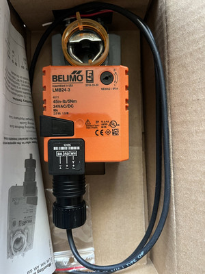 Belimo LMB24-3 Damper Pneumatics Actuator 45 In-lb 24V (New Open Box)