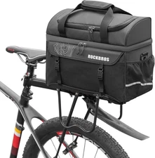ROCKBROS Bike Trunk Cooler Bag Rack Rear Seat Carrier Panniers Shoulder Bag 11L