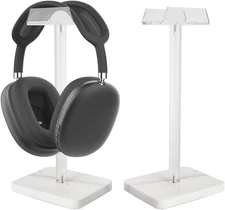Acrylic Marble Headphone Stand Desk Gaming Holder Universal 1-Pack