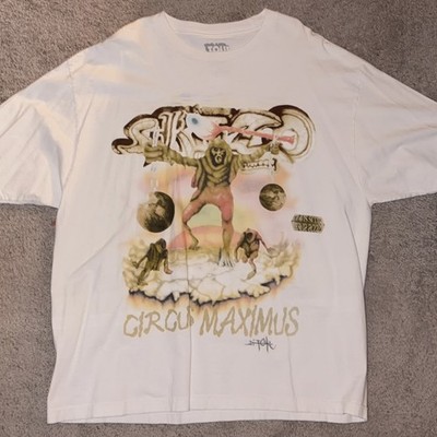 2XL Travis Scott Utopia Tour Merch Skitzo Circus Maximus T Shirt White
