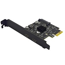 2Port PCIE Card PCI Express 30 X1 to Dual USB Expansion Card U