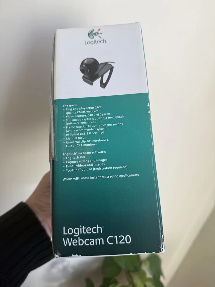 Logitech C120 Webcam New & Sealed In Box- Damage To The Box - Image 4 of 4