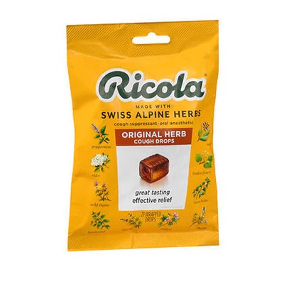 Cough Drops Original Herb 21 Each By Ricola