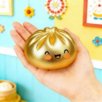 Dumpling Squishy Stressball Glitzer Fidget Toy Anti Stress Knautschspielzeug