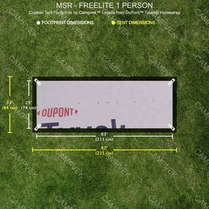 Tyvek Footprint for the MSR FREELITE 3 PERSON Tent