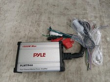 PYLE PLMTR4A 4-Ch. Waterproof Rated Amplifier Marine Grade Sport Amp for ATV/UTV