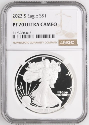 2023 S Bullion Silver Eagles NGC PF-70 ULTRA CAMEO