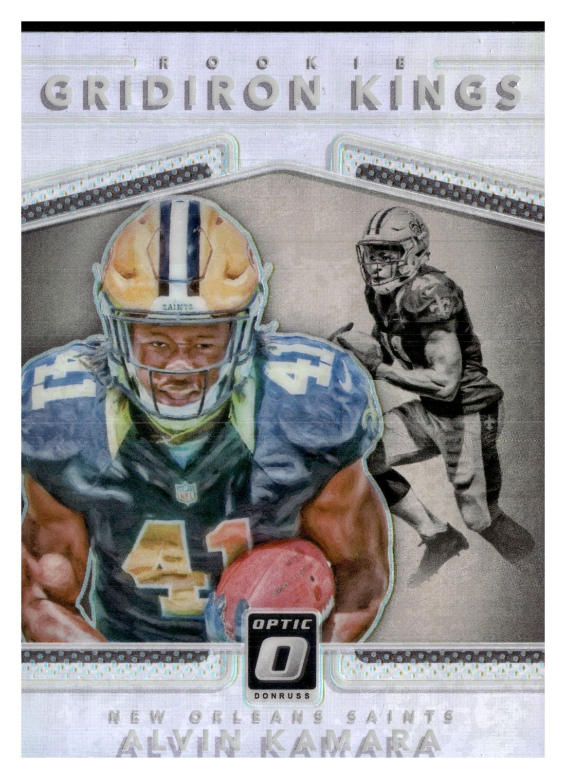Alvin Kamara 2017 Donruss Optic Rookie Gridiron Kings #11 RC SAINTS B2