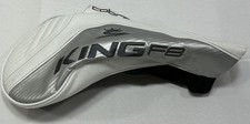 King Cobra F8 Driver Headcover White Silver  Black