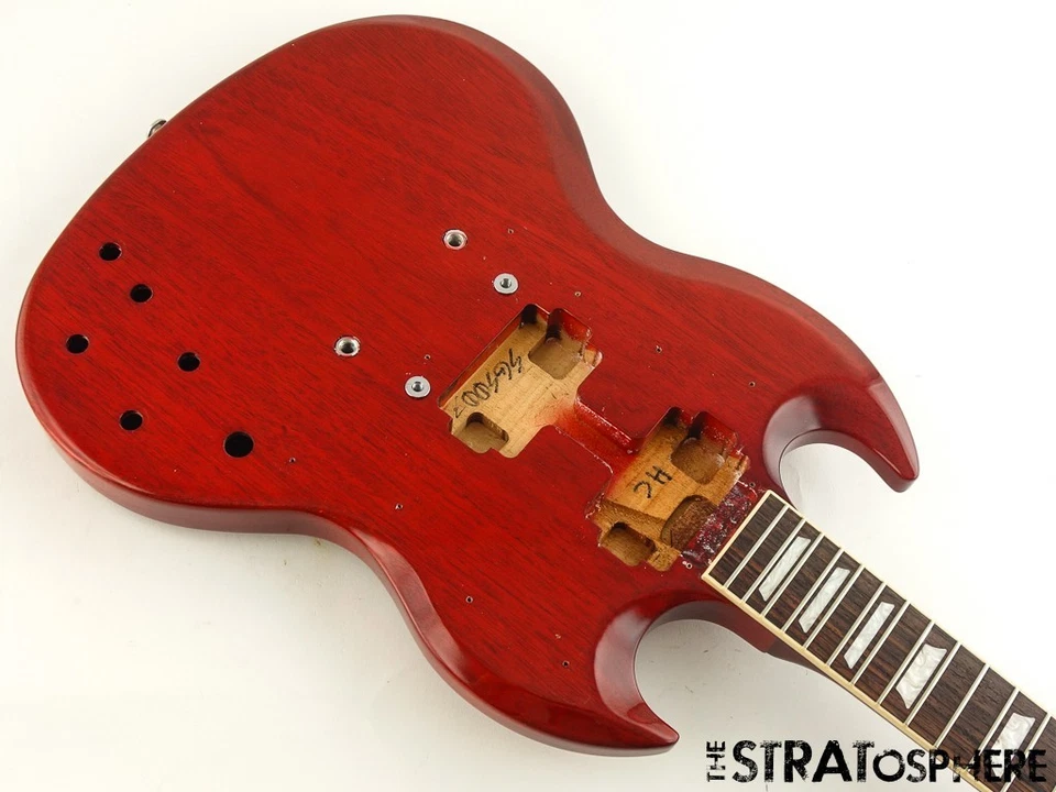 Gibson EE. UU. SG Modelo Estándar CUERPO + CUELLO, Caoba, Nitro Heritage Cherry Foto 2 de 4