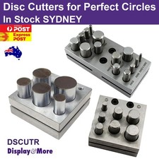 Disc CUTTER Tool Round Metal | with PUNCHES for Perfect Circles | AUSSIE Seller