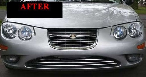 1999 2000 2001 CHRYSLER 300M CHROME TRIM FOR UPPER GRILL GRILLE WRNTY 99 00 01 - Picture 6 of 6