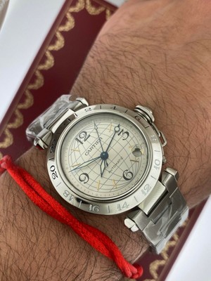 Cartier Pasha Silver Men's Watch - 2377 