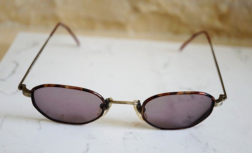 Vintage CALVIN KLEIN Sunglasses 339 553 Tortoise Shell Wire Frame +2 Bonus Lens - Picture 10 of 13